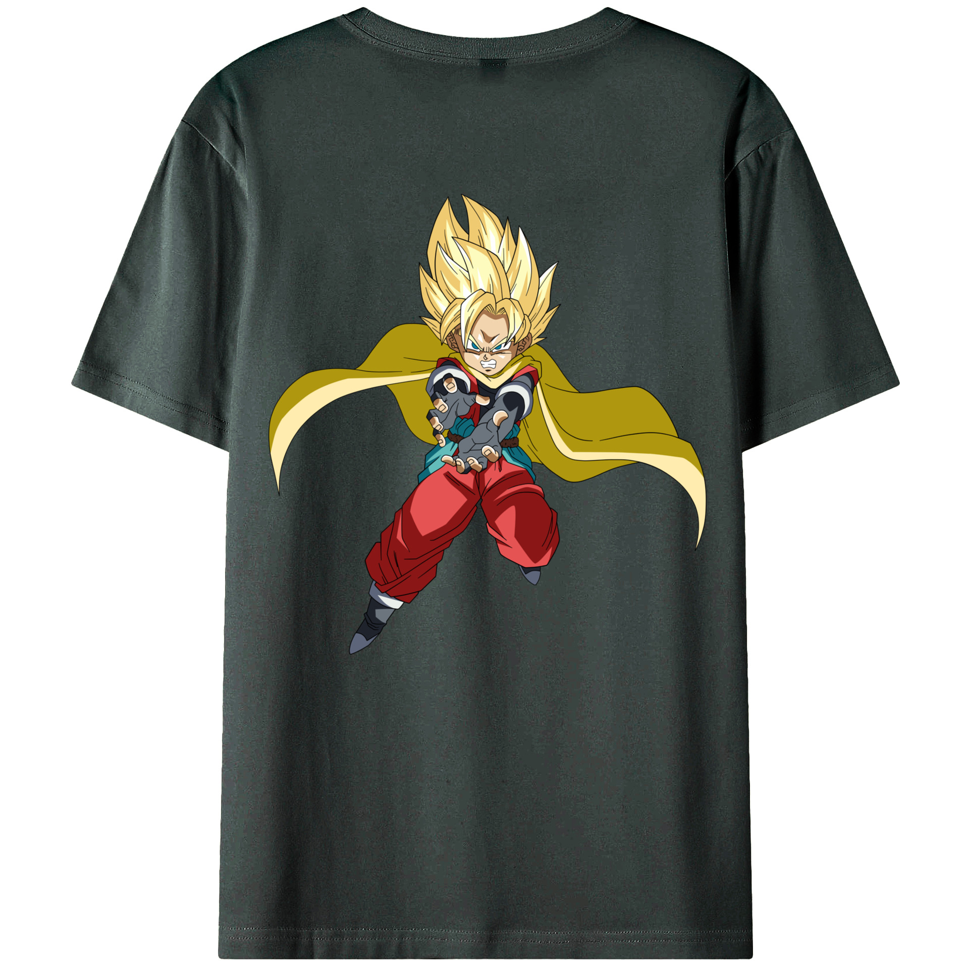 （画像用） ドラゴンボール DRAGON BALL 綿100％ メンズ半袖Tシャツ（バックプリント） 通気性